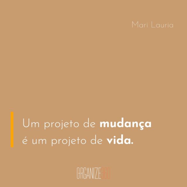 🧡 Acredite, é a mais pura verdade! 

#mudançaresidencial #organização #personalorganizer #organize360